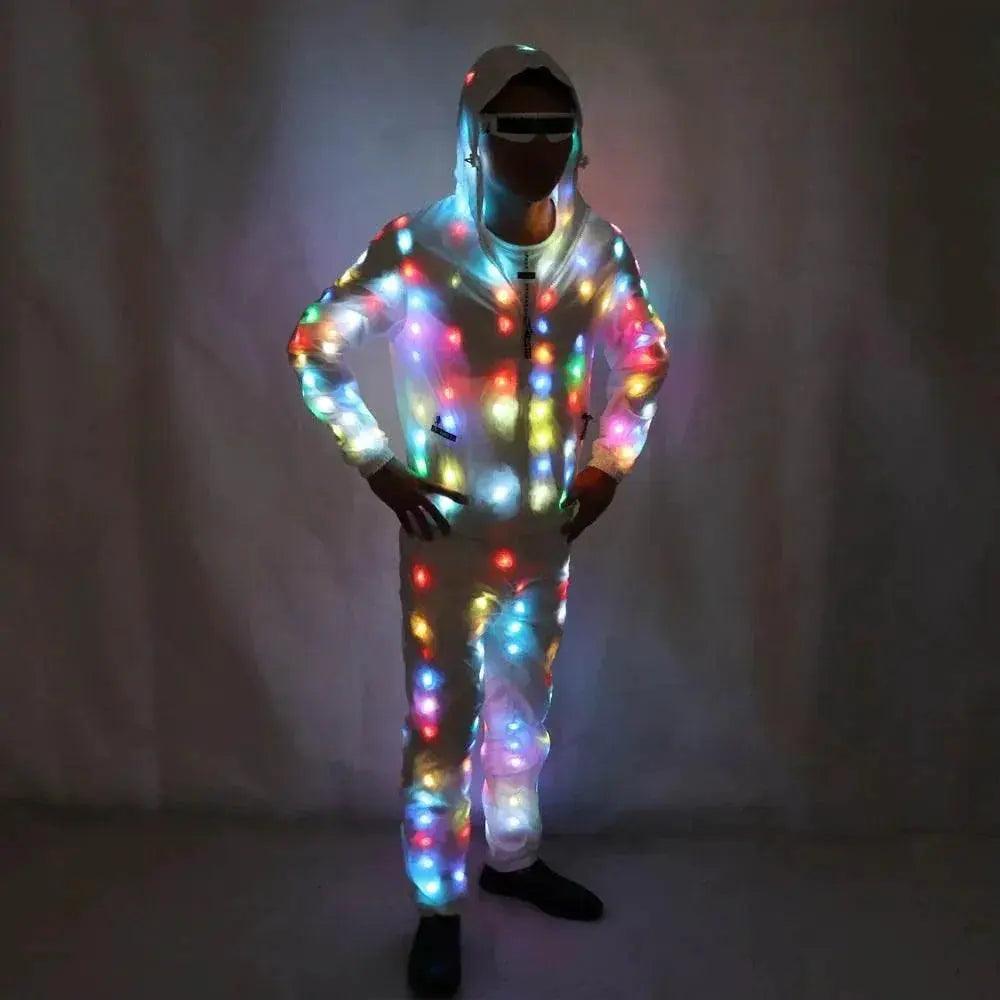  LED Lights Jacket Coat Pants Costumes Set Colorful Glowing -  ToylandEU™