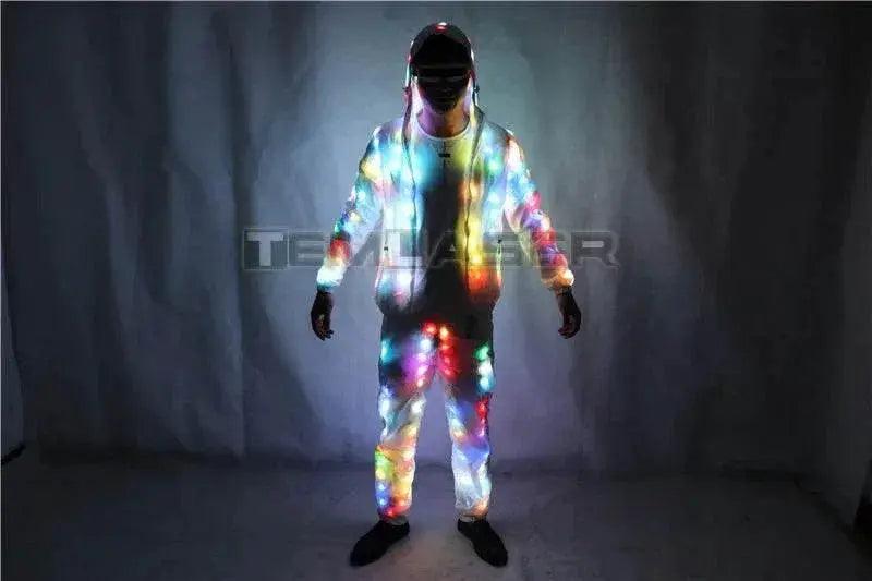  LED Lights Jacket Coat Pants Costumes Set Colorful Glowing -  ToylandEU™