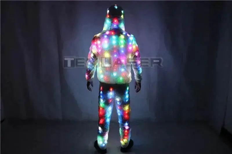  LED Lights Jacket Coat Pants Costumes Set Colorful Glowing -  ToylandEU™