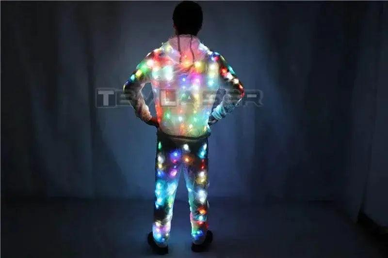  LED Lights Jacket Coat Pants Costumes Set Colorful Glowing -  ToylandEU™