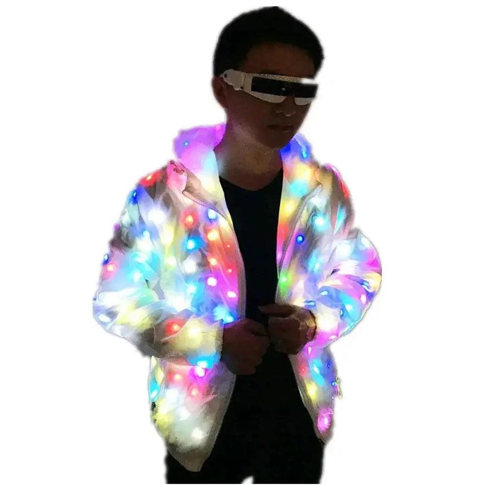  LED Lights Jacket Coat Pants Costumes Set Colorful Glowing -  ToylandEU™