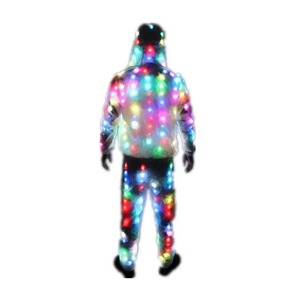  LED Lights Jacket Coat Pants Costumes Set Colorful Glowing -  ToylandEU™