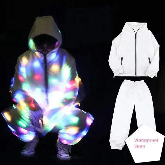  LED Light Up Rave Jacket Waterproof Glow Costume -  ToylandEU™