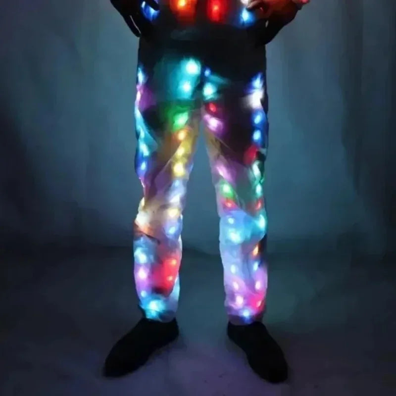 LED Light Up Rave Jacket Waterproof Glow Costume for Parties - ToylandEU