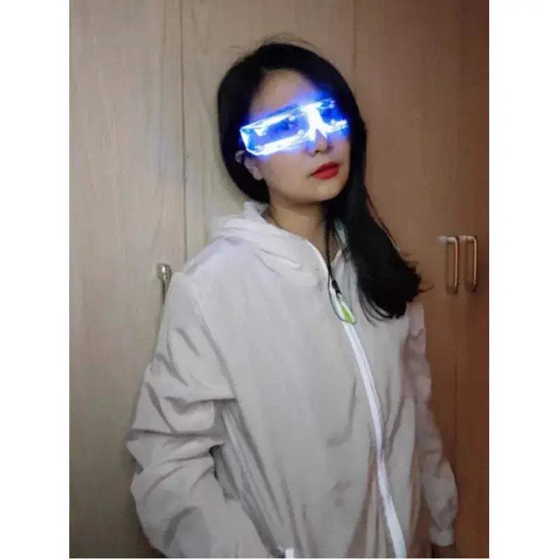 LED Light Up Rave Jacket With Glowing Glasses Bundle - ToylandEU