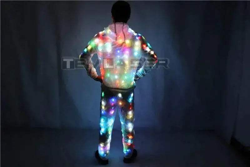  LED Lights Jacket Coat Pants Costumes Set Colorful Glowing -  ToylandEU™