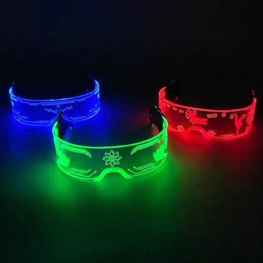  LED Neon Sunglasses For Nightclubs With Flashing Lights -  ToylandEU™