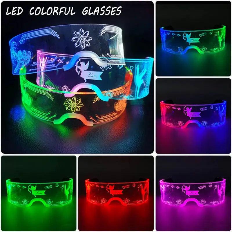  LED Neon Sunglasses For Nightclubs With Flashing Lights -  ToylandEU™