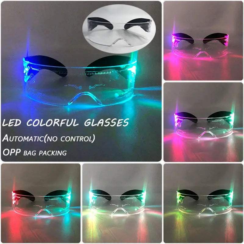  LED Neon Sunglasses For Nightclubs With Flashing Lights -  ToylandEU™