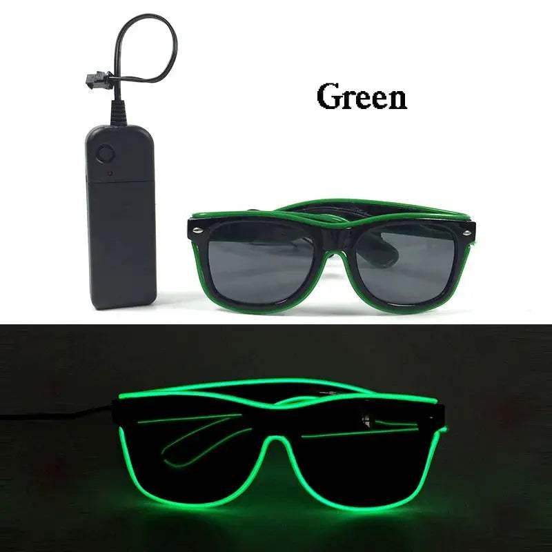  LED Neon Sunglasses For Nightclubs With Flashing Lights -  ToylandEU™