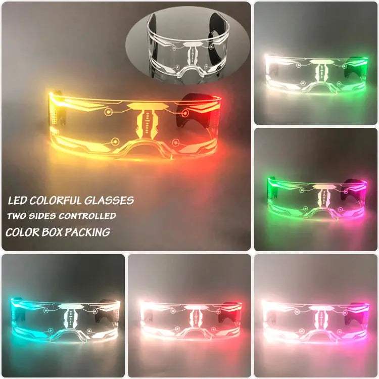  LED Neon Sunglasses For Nightclubs With Flashing Lights -  ToylandEU™