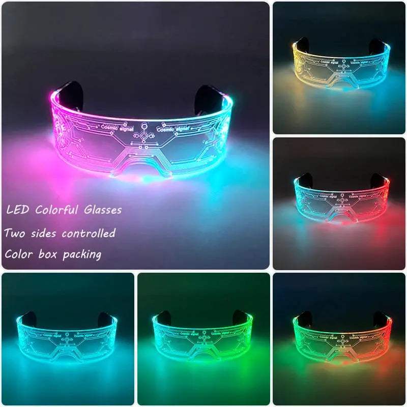  LED Neon Sunglasses For Nightclubs With Flashing Lights -  ToylandEU™