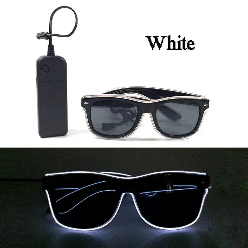  LED Neon Sunglasses For Nightclubs With Flashing Lights -  ToylandEU™