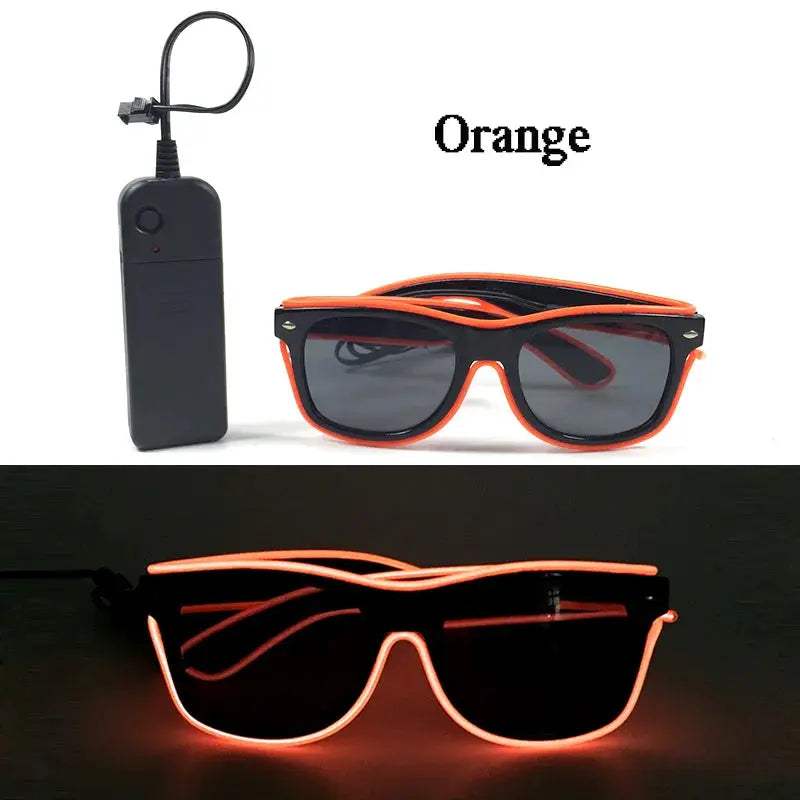  LED Neon Sunglasses For Nightclubs With Flashing Lights -  ToylandEU™