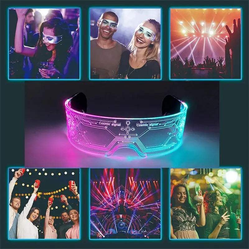  LED Party Glasses Battery Included Glow For Nightclub -  ToylandEU™