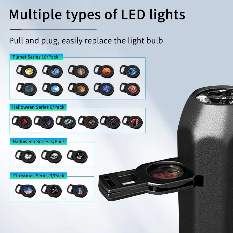 LED Projection Light | Moon Pumpkin Scenes | Toylandeu™