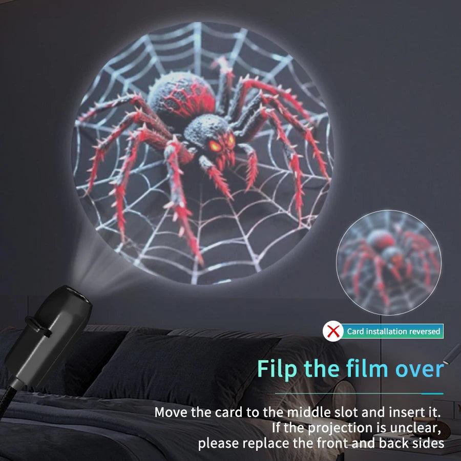 LED Projection Light | Moon Pumpkin Scenes | Toylandeu™