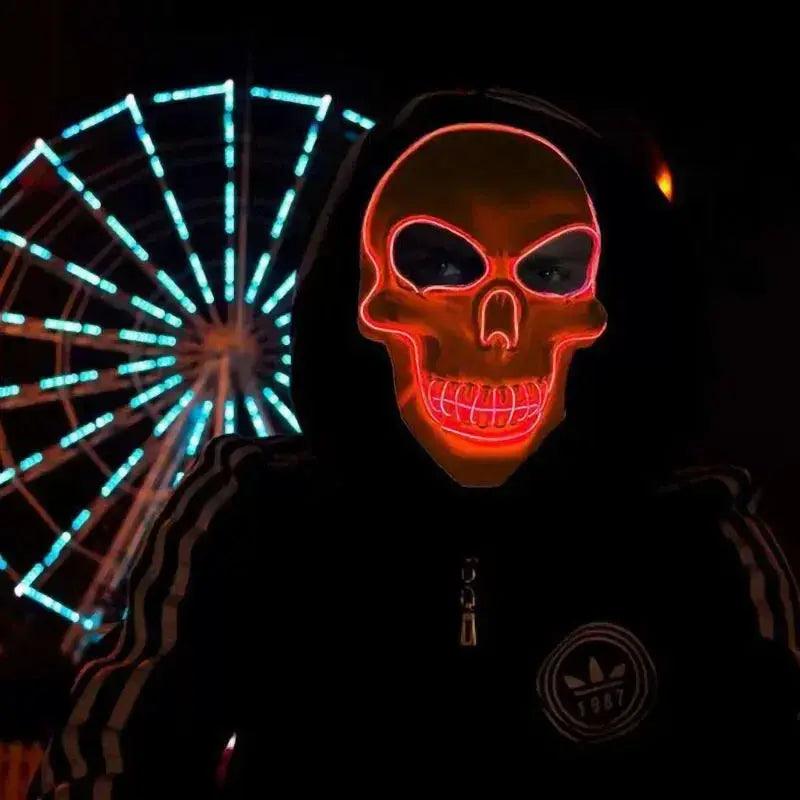  LED Skull Mask Cold Light for Halloween Cosplay -  ToylandEU™
