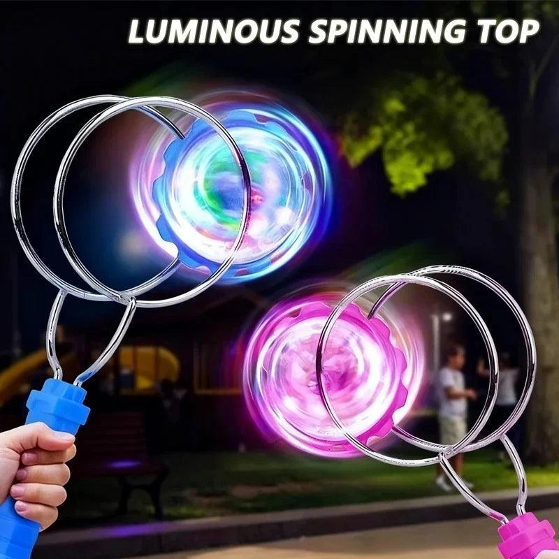  LED Spinning Top | Magnetic Top Toy | Toylandeu™ 