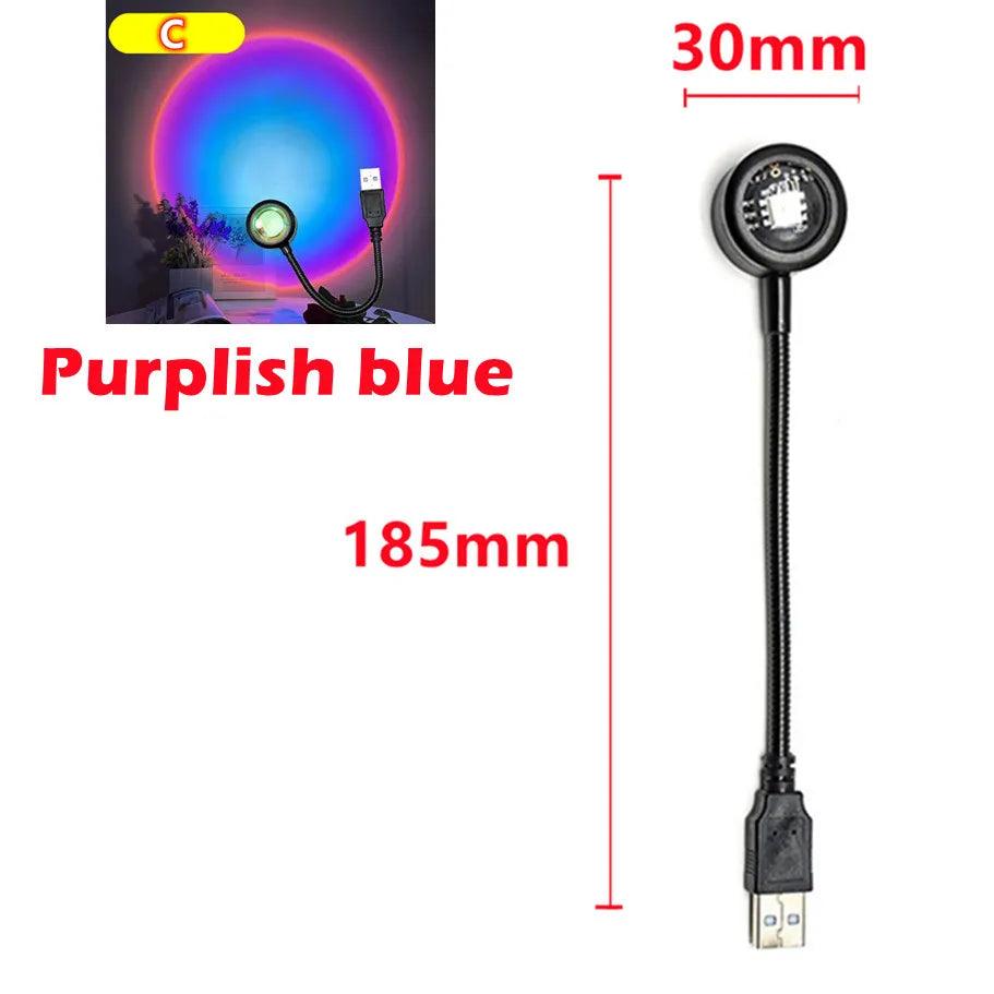 LED Sunset Lamp | USB Powered | Toylandeu™