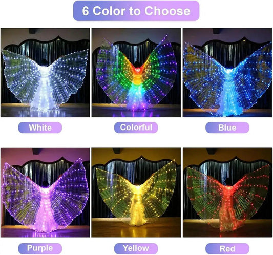  LED Wings Cloak For Performances Luminous Glow -  ToylandEU™