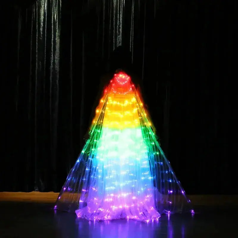 LED Wings Cloak For Performances With Luminous Glow - ToylandEU