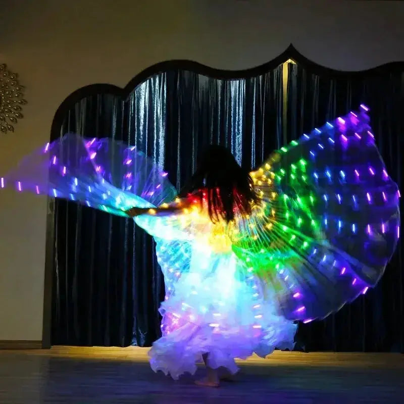 LED Wings Cloak For Performances With Luminous Glow - ToylandEU