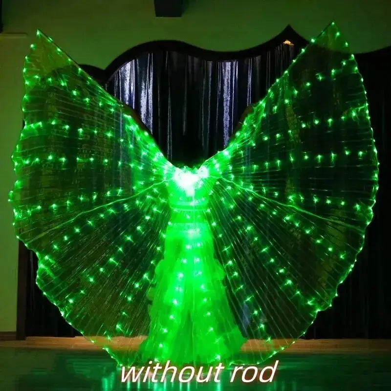 LED Wings Cloak For Performances With Luminous Glow - ToylandEU