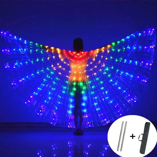  LED Wings For Belly Dance Safe Low Voltage Glow -  ToylandEU™
