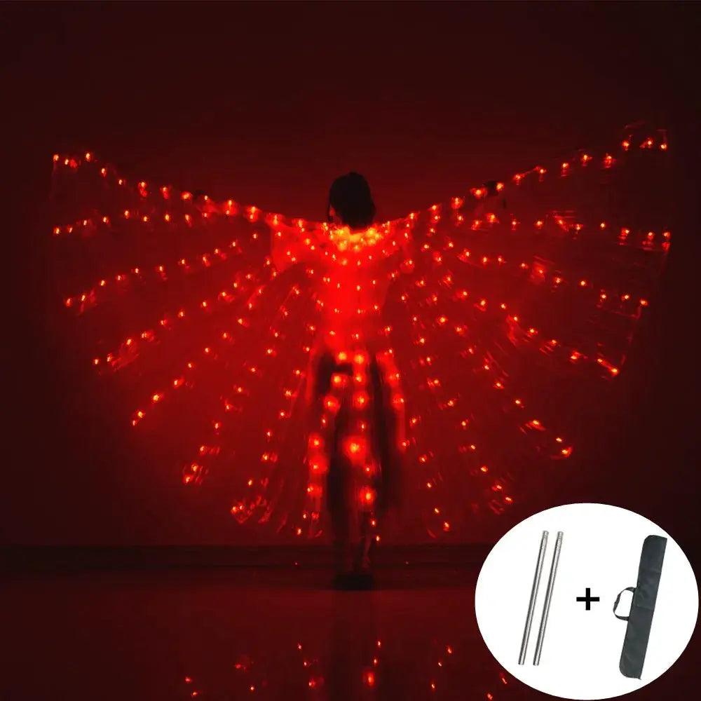  LED Wings For Belly Dance Safe Low Voltage Glow -  ToylandEU™