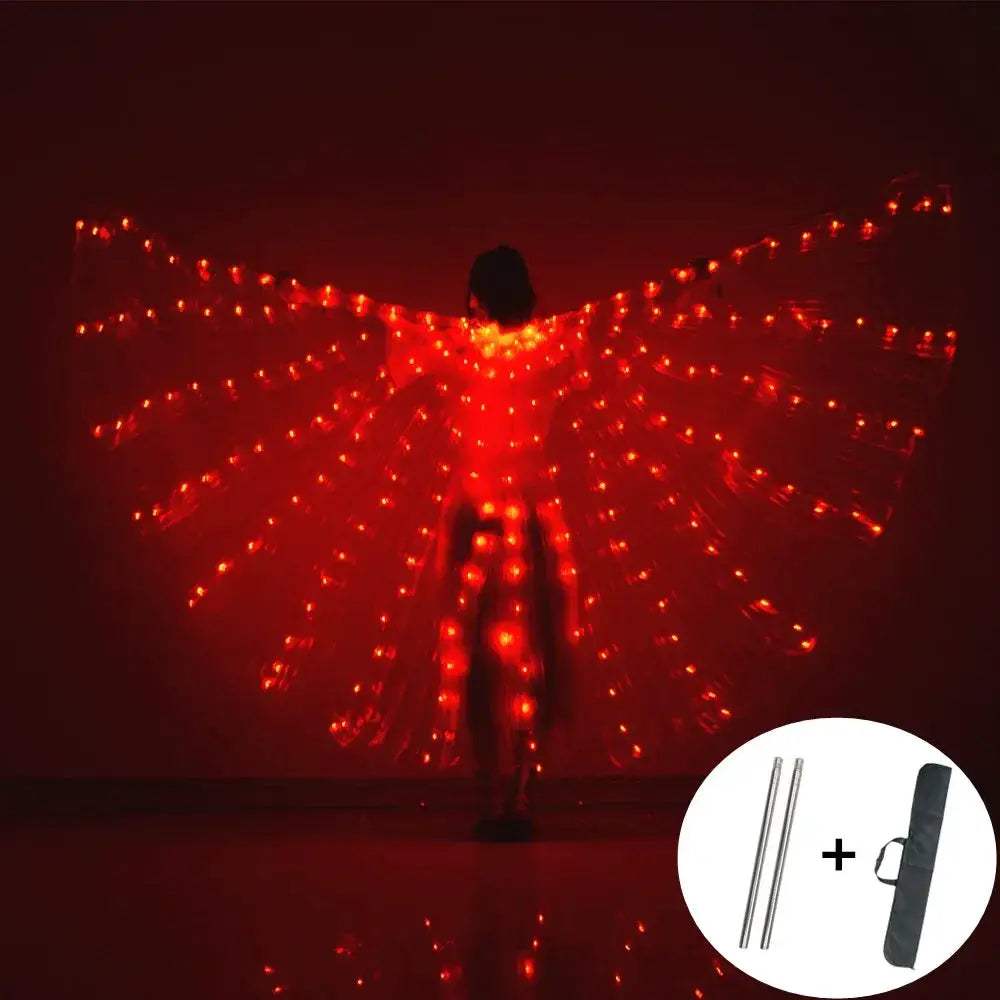 LED Wings For Belly Dance With Safe Low Voltage Glow - ToylandEU