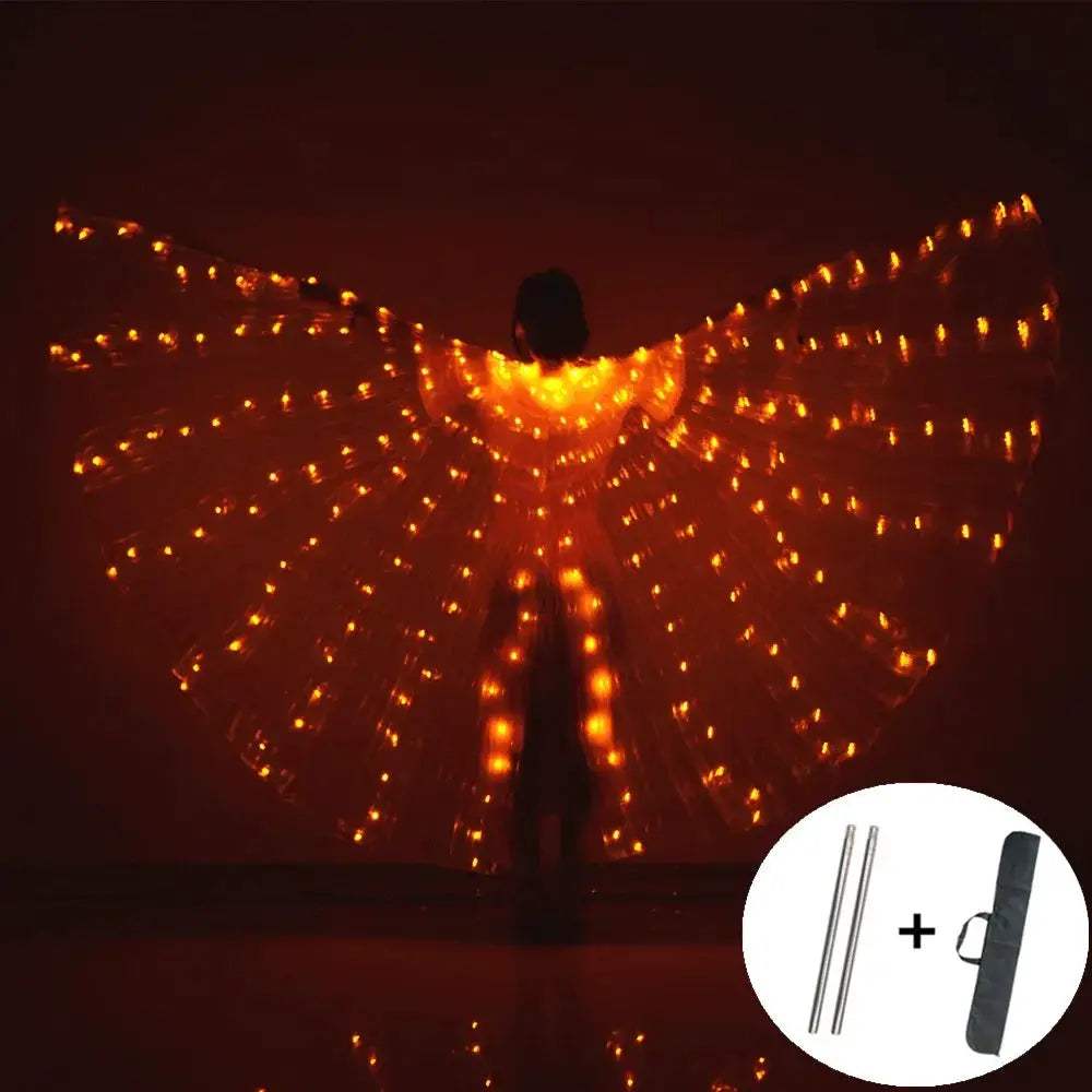 LED Wings For Belly Dance With Safe Low Voltage Glow - ToylandEU