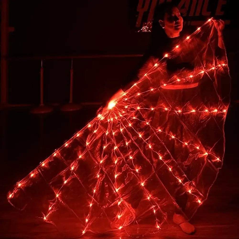LED Worship Flags Semicircular For Performances With Bright Chiffon - ToylandEU