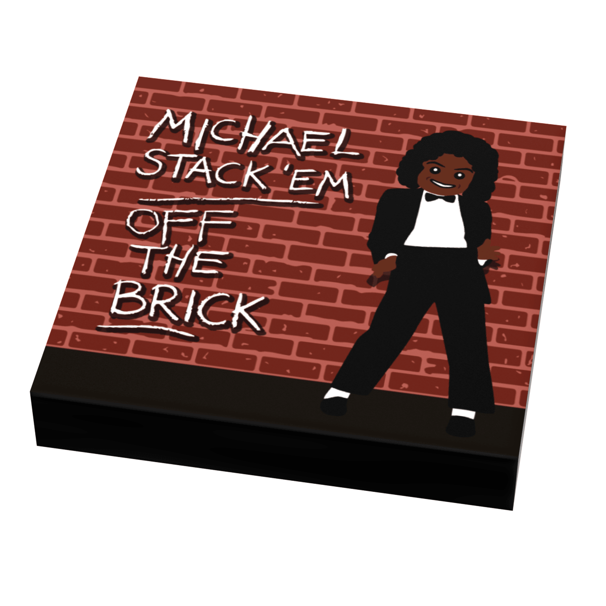  LEGO 2x2 Tile Custom Printed Michael Stackem Album Art 