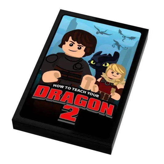  LEGO 2x3 Tile Custom Printed Dragon Cover Minifig Scale -  ToylandEU™