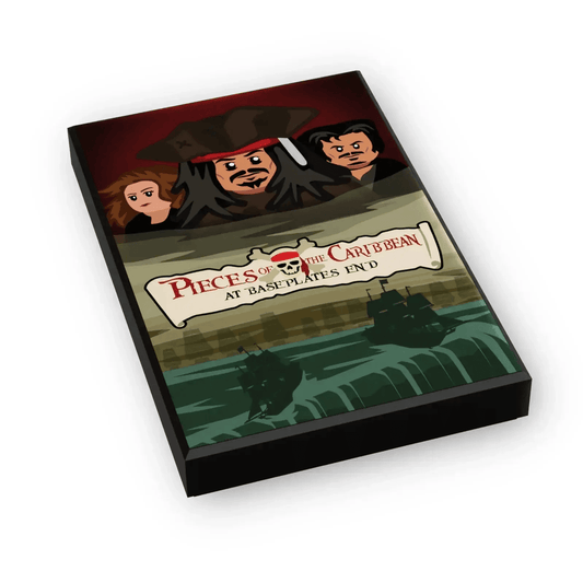  LEGO 2x3 Tile Custom Printed Minifig Scale Movie Cover -  ToylandEU™