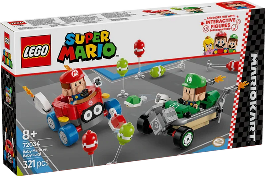 LEGO 72034 Mario Kart Baby Mario vs. Baby Luigi - ToylandEU