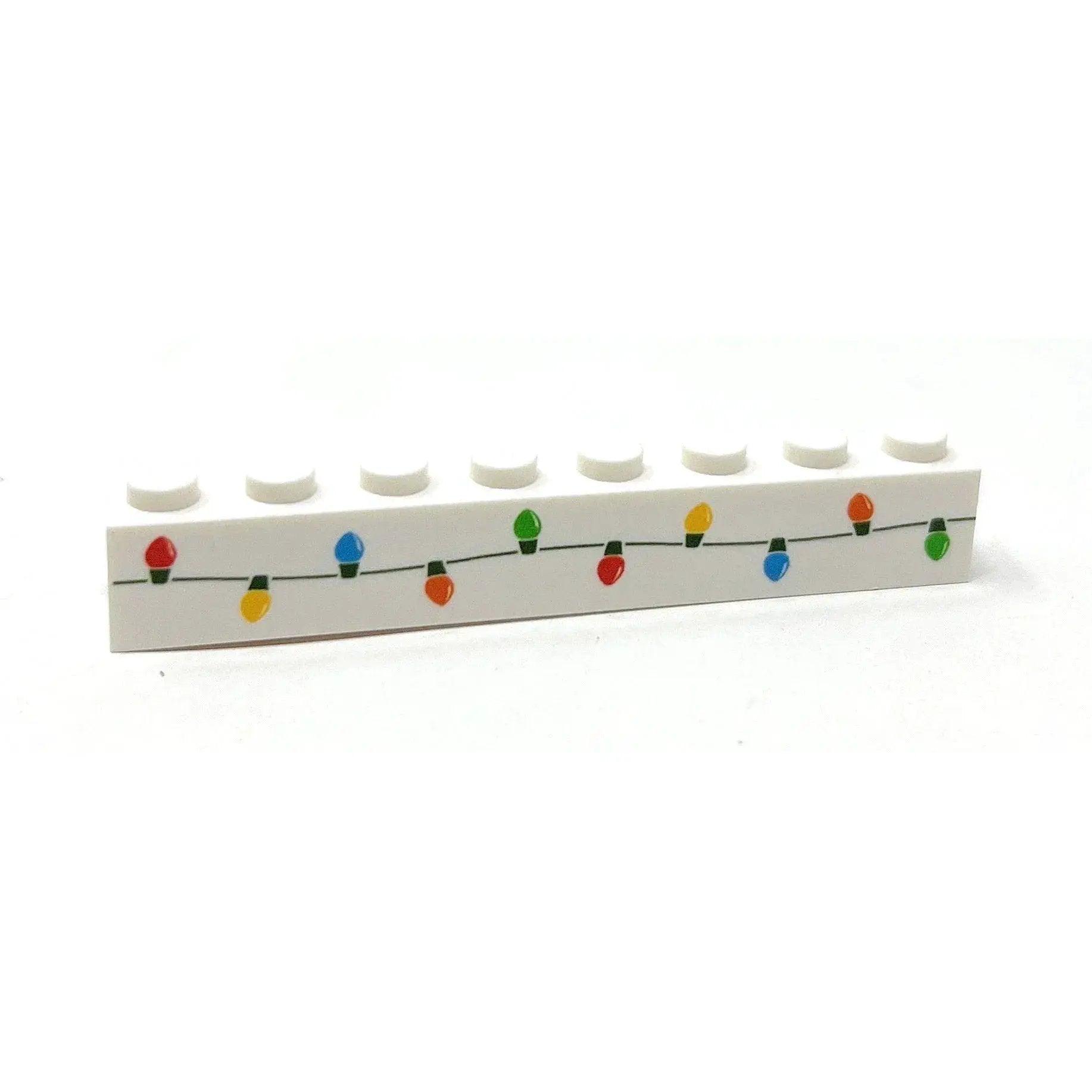  LEGO Brick 1x8 Custom Printed Christmas Lights -  ToylandEU™