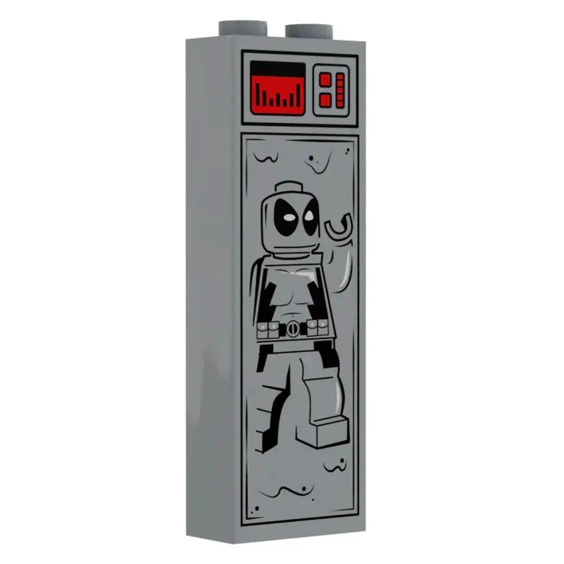 LEGO Brick Mercenary In Carbonite 1x2x5 Custom Printed -  ToylandEU™