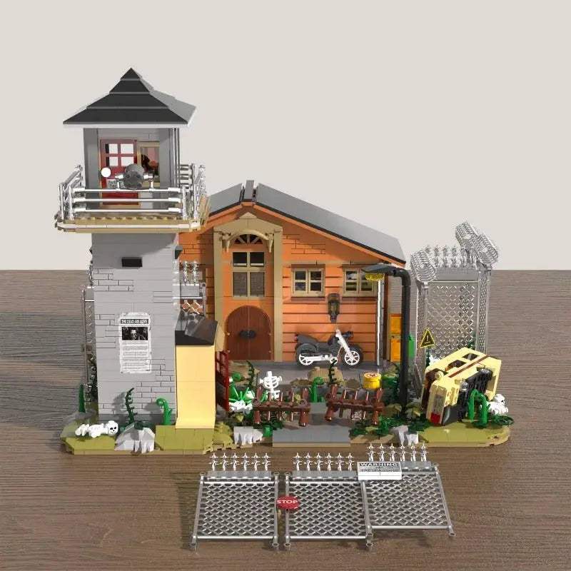 LEGO Compatible Apocalypse Prison Building Blocks Desktop Display - ToylandEU
