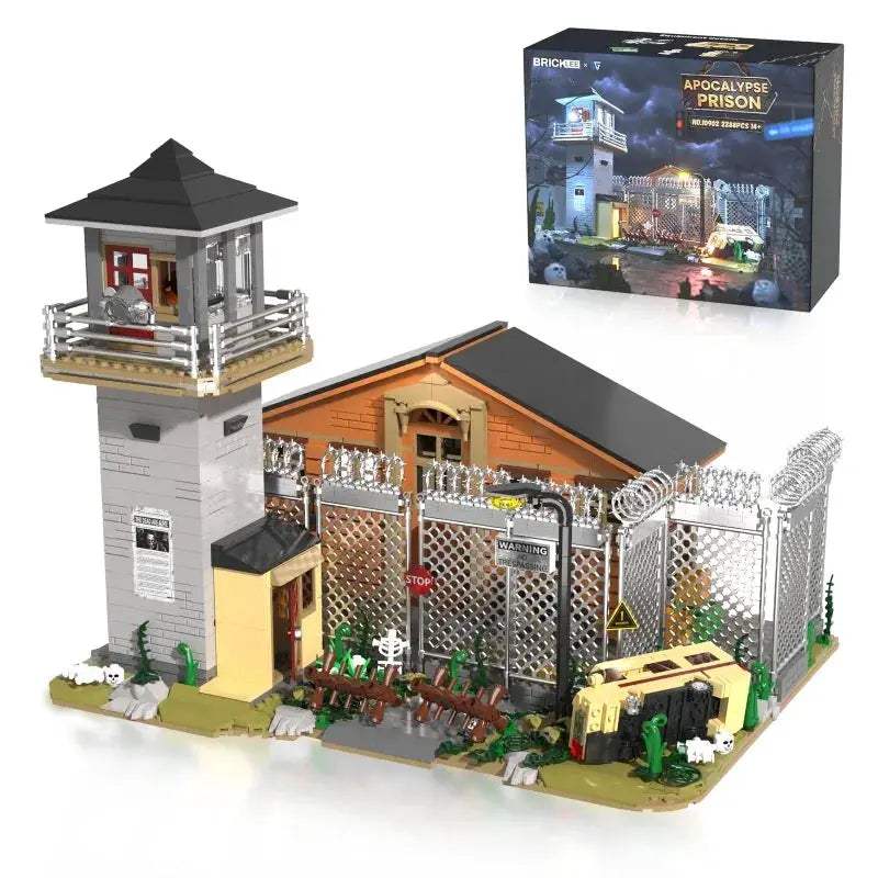 LEGO Compatible Apocalypse Prison Building Blocks Desktop Display - ToylandEU