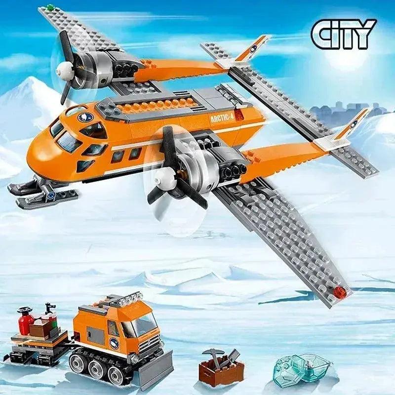  LEGO Compatible Arctic Exploration Crane Car Durable -  ToylandEU™