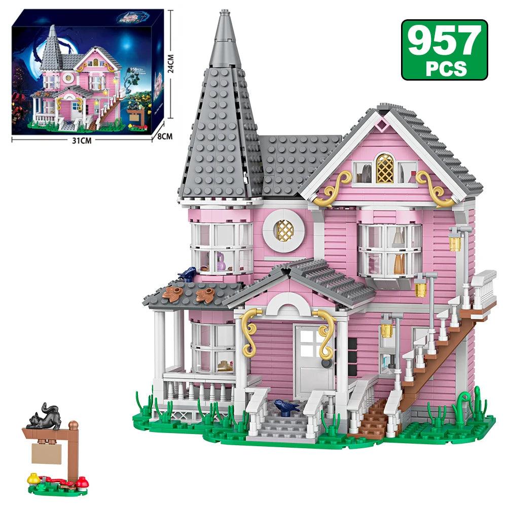 LEGO Compatible Building Blocks | 958 Pieces | City Street View | Ages 14 Up