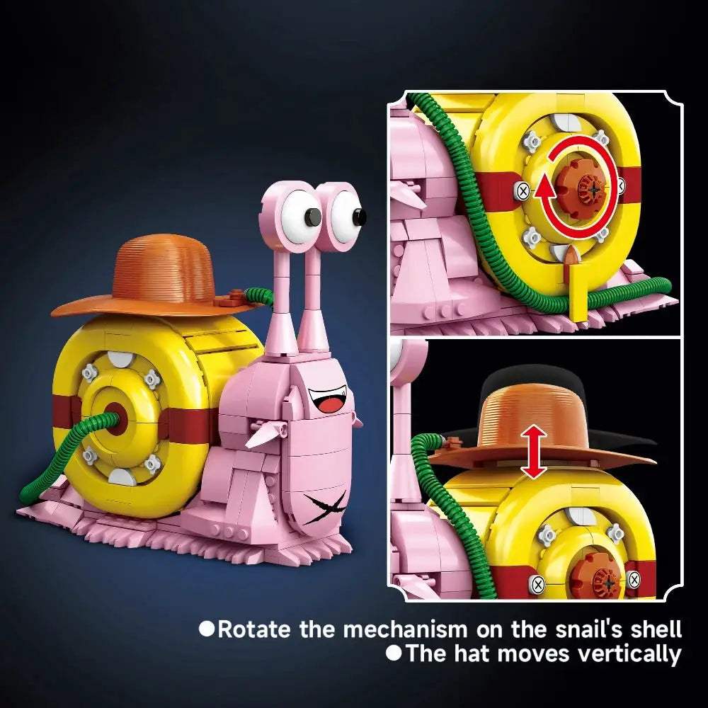 2025 Creative Animal Snail Bug Model Building Blocks Bricks Toys MOC Assembly For Kids Adult Birthday Halloween Christmas Gifts - ToylandEU