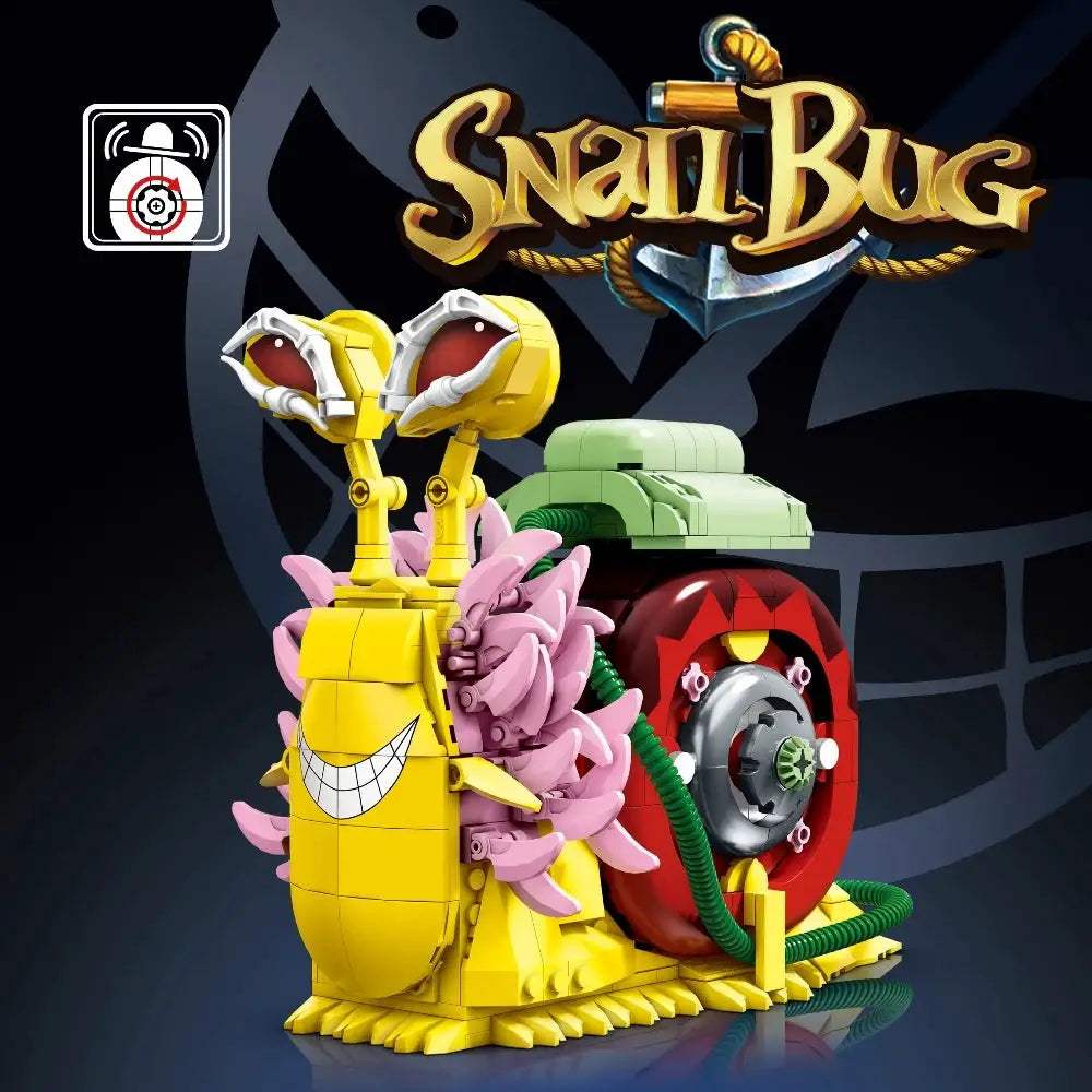 2025 Creative Animal Snail Bug Model Building Blocks Bricks Toys MOC Assembly For Kids Adult Birthday Halloween Christmas Gifts - ToylandEU