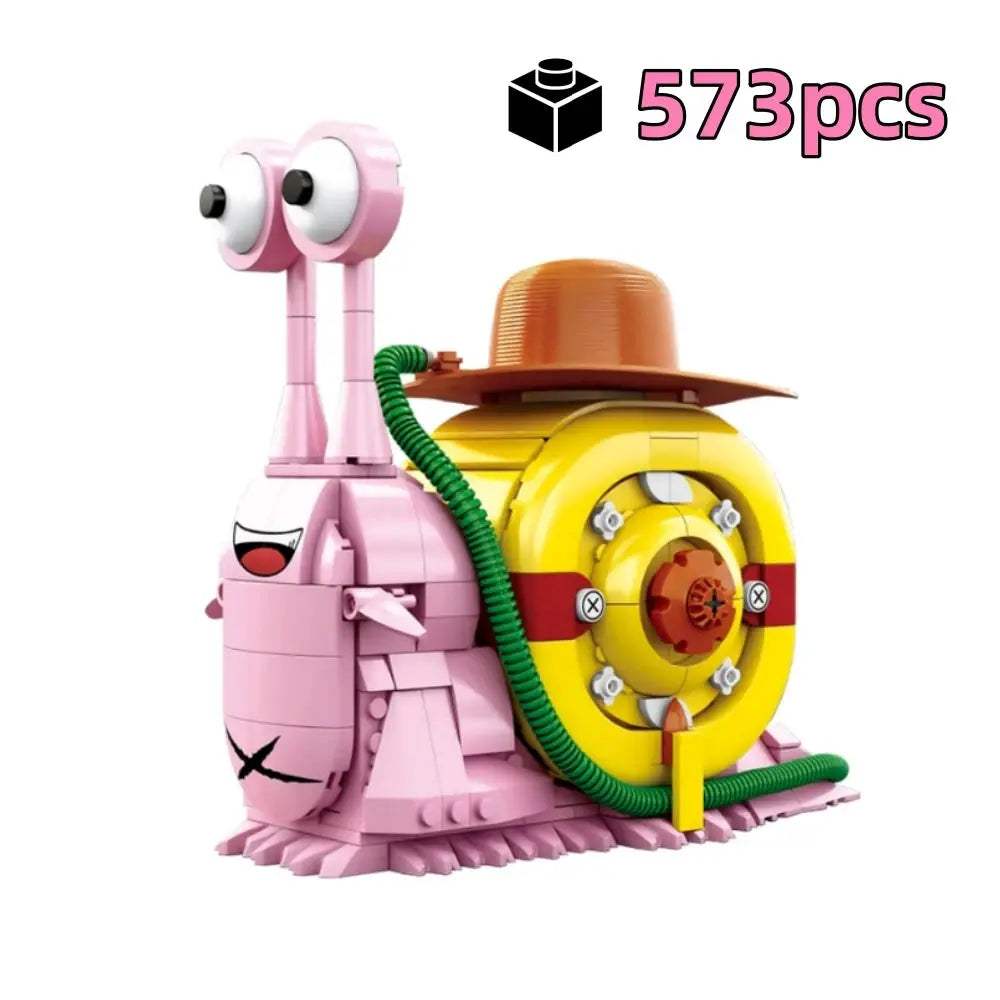 2025 Creative Animal Snail Bug Model Building Blocks Bricks Toys MOC Assembly For Kids Adult Birthday Halloween Christmas Gifts - ToylandEU