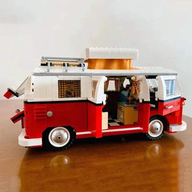 LEGO Compatible Building Blocks Camper Van Model 1332 Piece Educational - ToylandEU