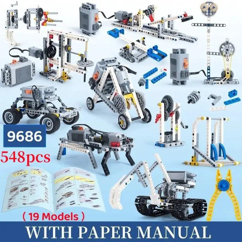  LEGO Compatible Building Blocks Transmission Educational Set -  ToylandEU™