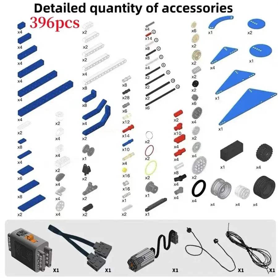  LEGO Compatible Building Blocks Transmission Educational Set -  ToylandEU™