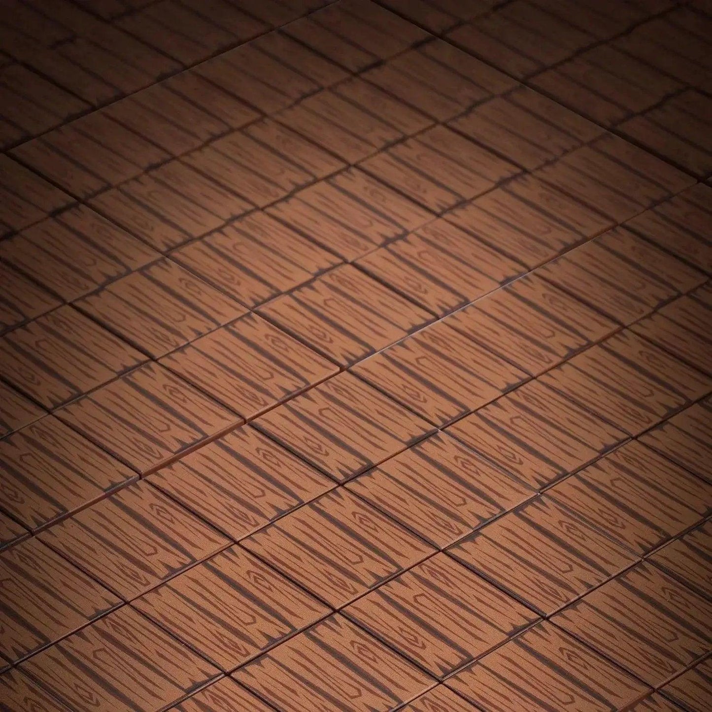 LEGO Compatible Custom Tiles Dark Hardwood Pack 20 -  ToylandEU™